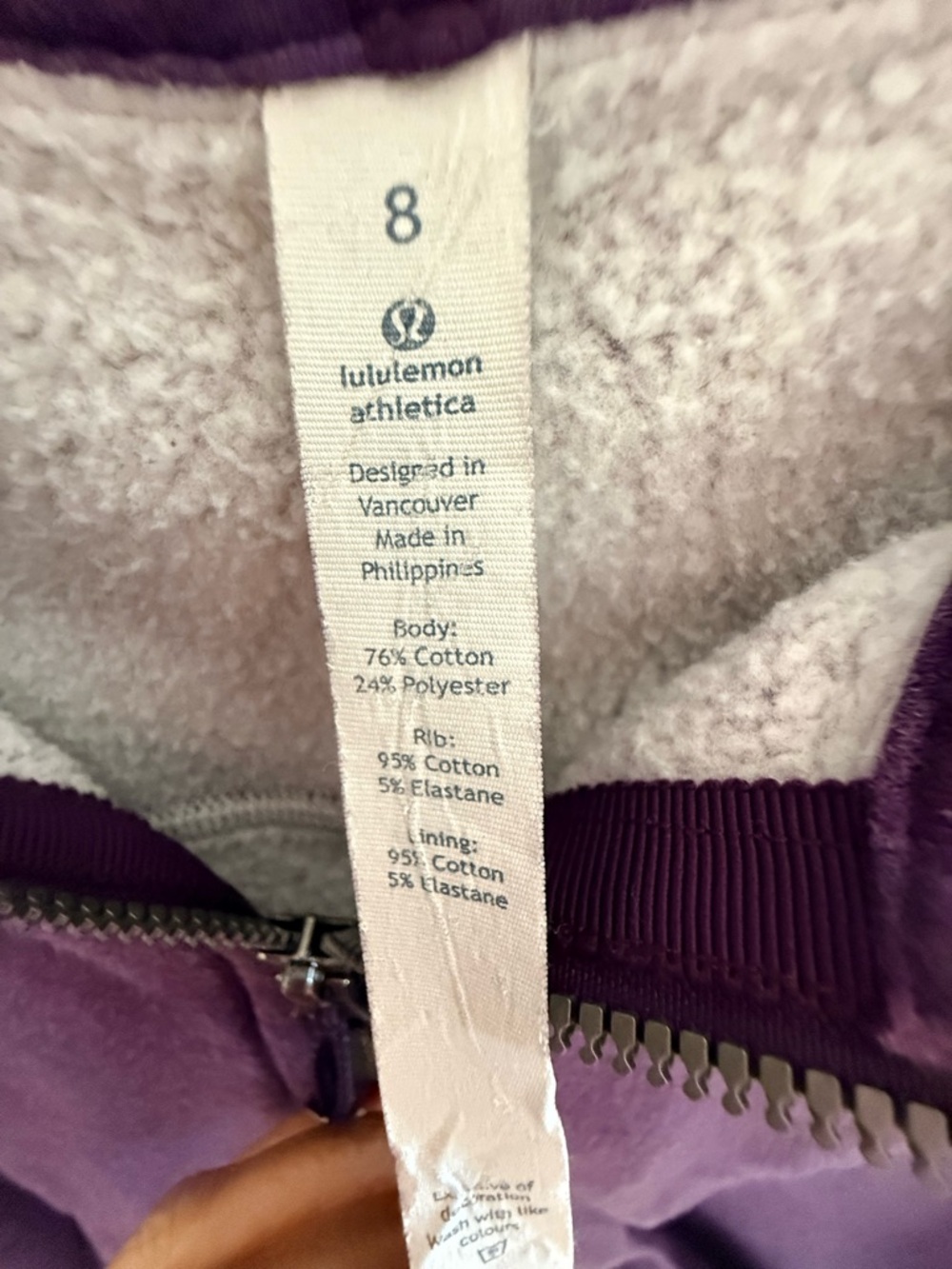 lululemon athletica Plum Full-Zip Scuba Hoodie - Picture 2 of 7